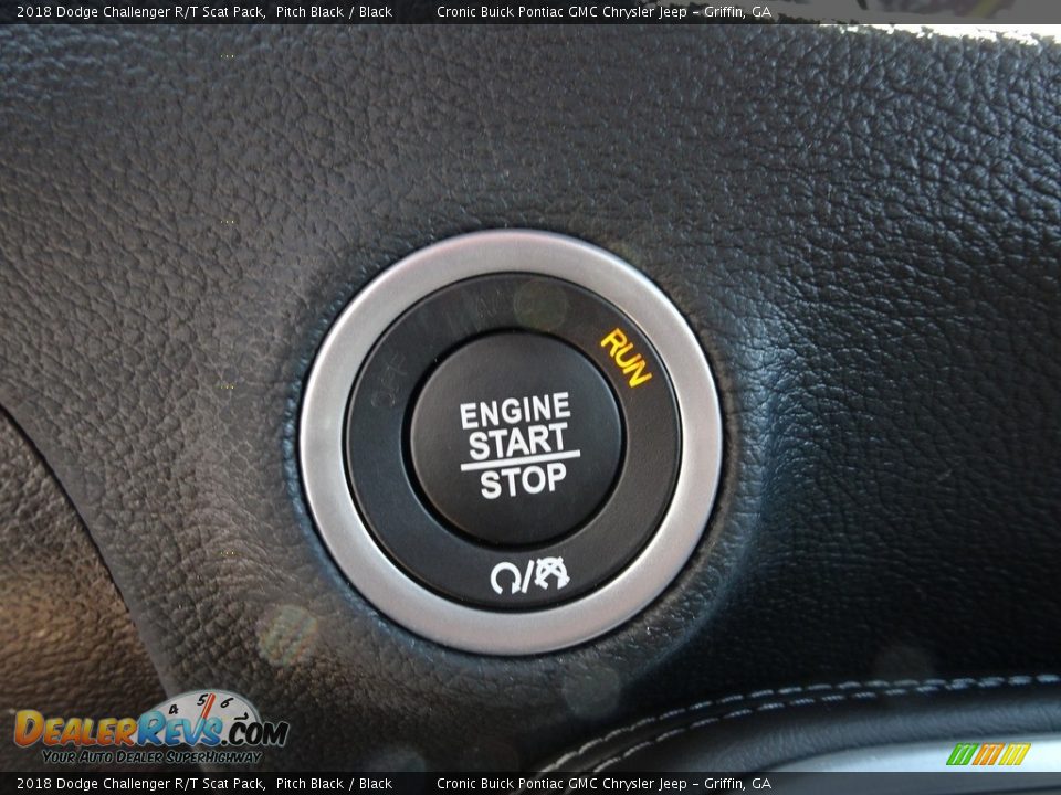 2018 Dodge Challenger R/T Scat Pack Pitch Black / Black Photo #8