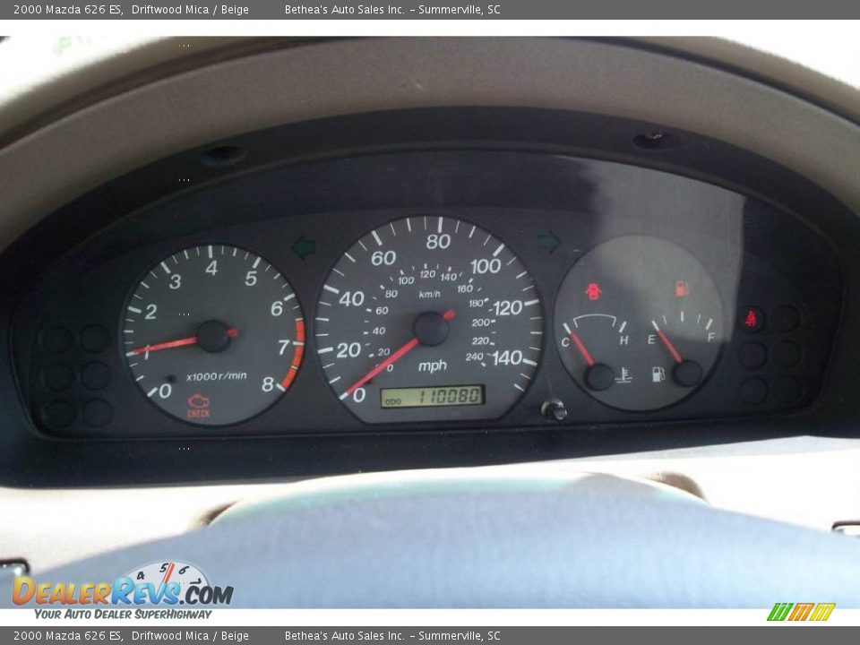 2000 Mazda 626 ES Driftwood Mica / Beige Photo #20