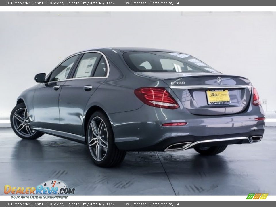 2018 Mercedes-Benz E 300 Sedan Selenite Grey Metallic / Black Photo #3