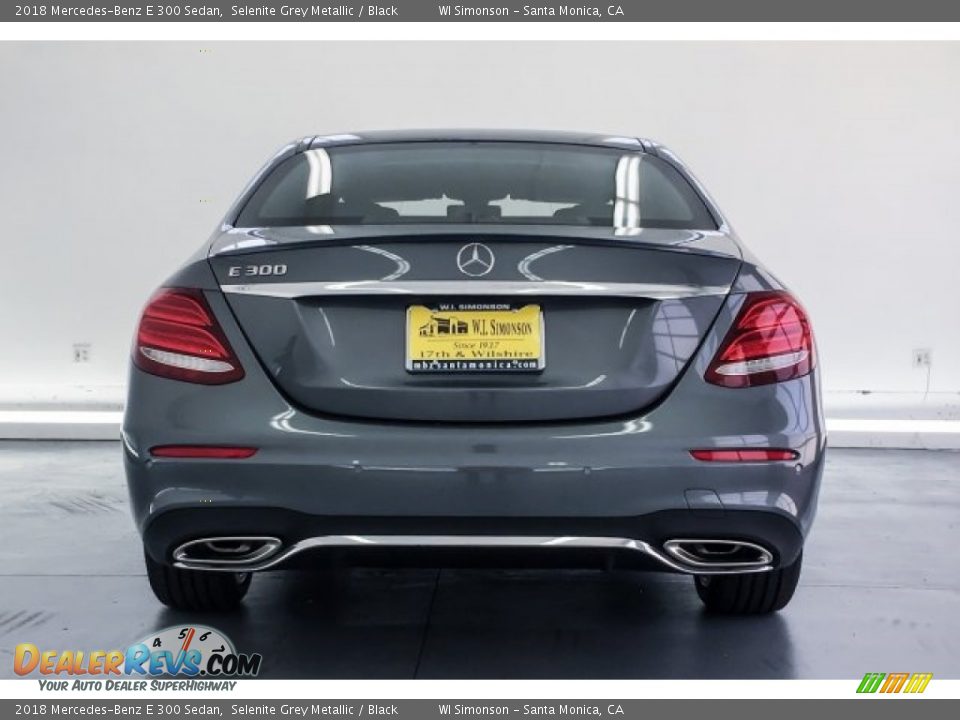 2018 Mercedes-Benz E 300 Sedan Selenite Grey Metallic / Black Photo #4