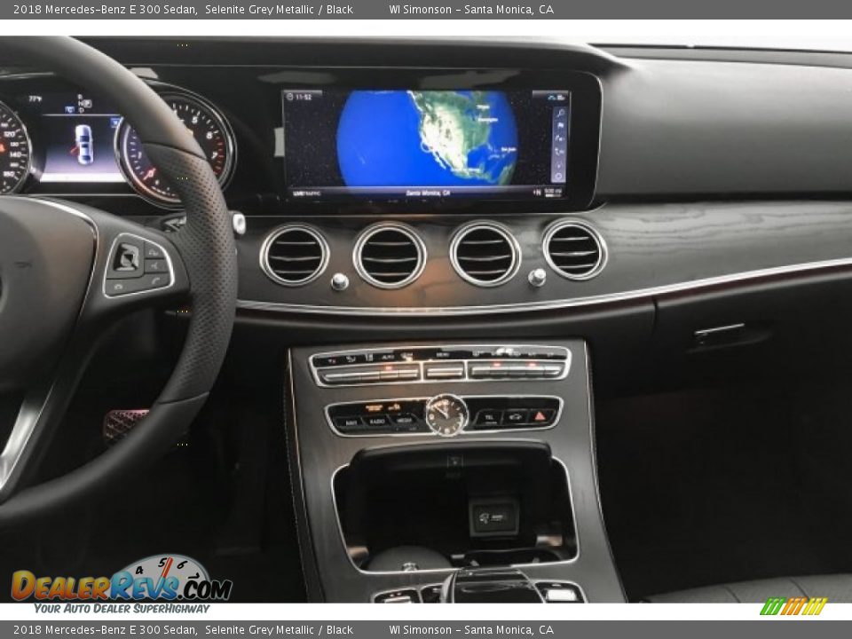 2018 Mercedes-Benz E 300 Sedan Selenite Grey Metallic / Black Photo #6