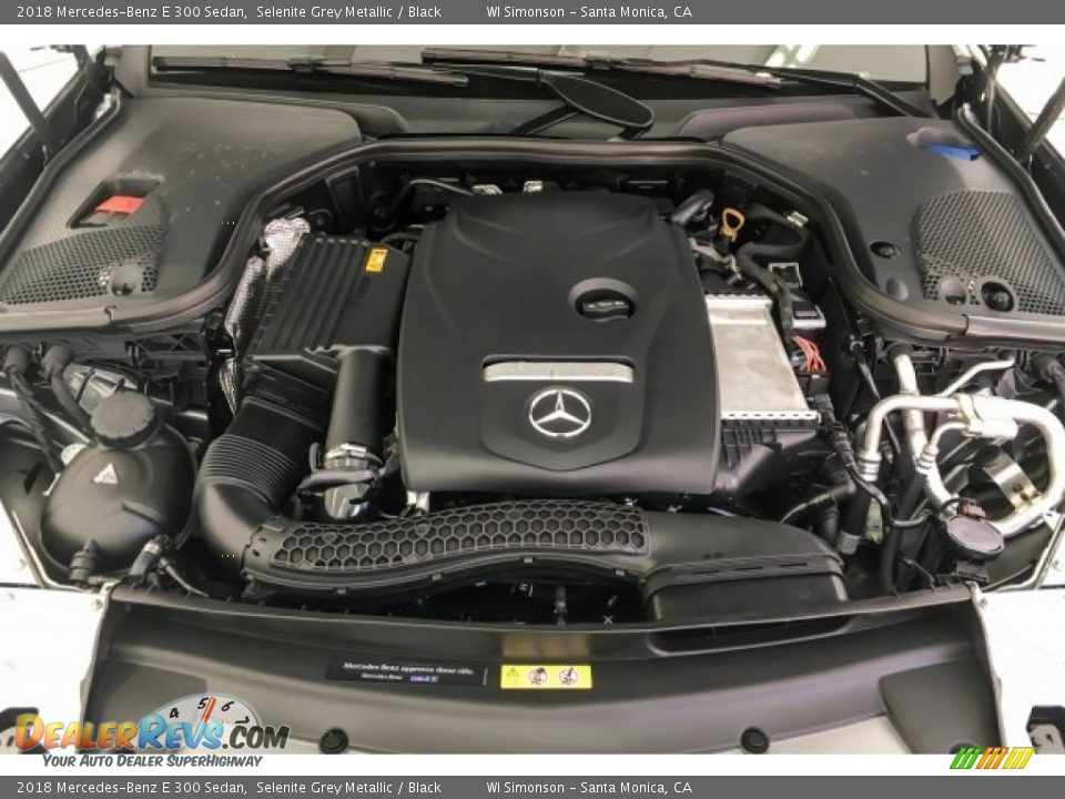 2018 Mercedes-Benz E 300 Sedan Selenite Grey Metallic / Black Photo #8
