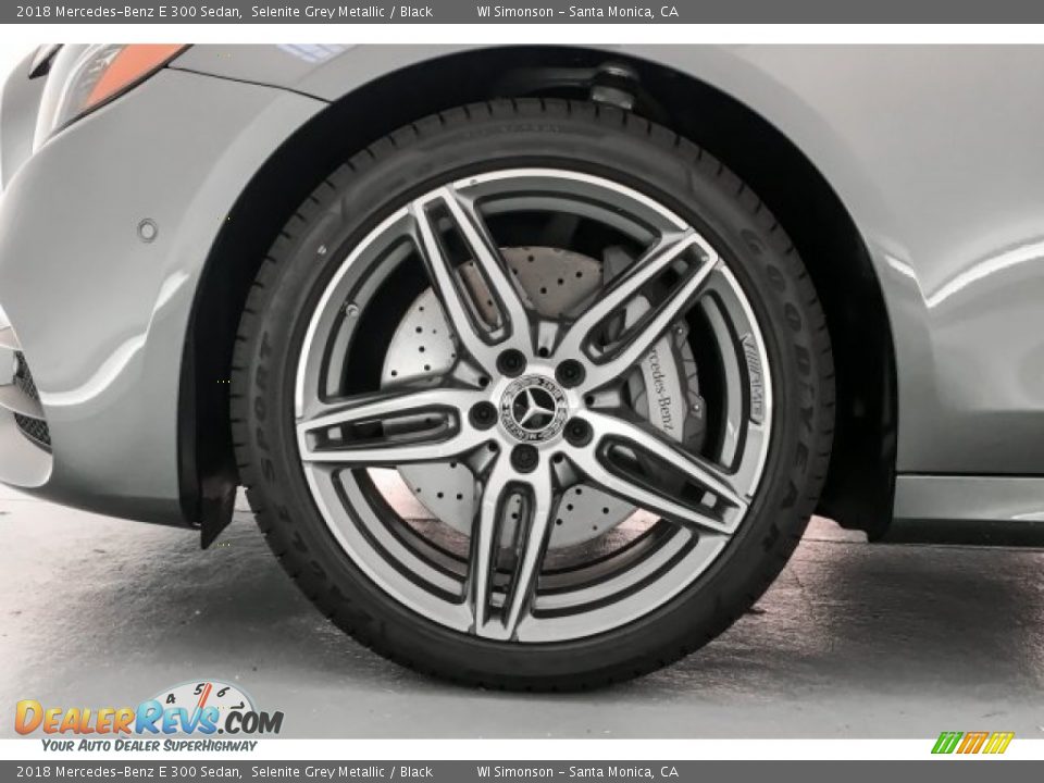 2018 Mercedes-Benz E 300 Sedan Selenite Grey Metallic / Black Photo #9