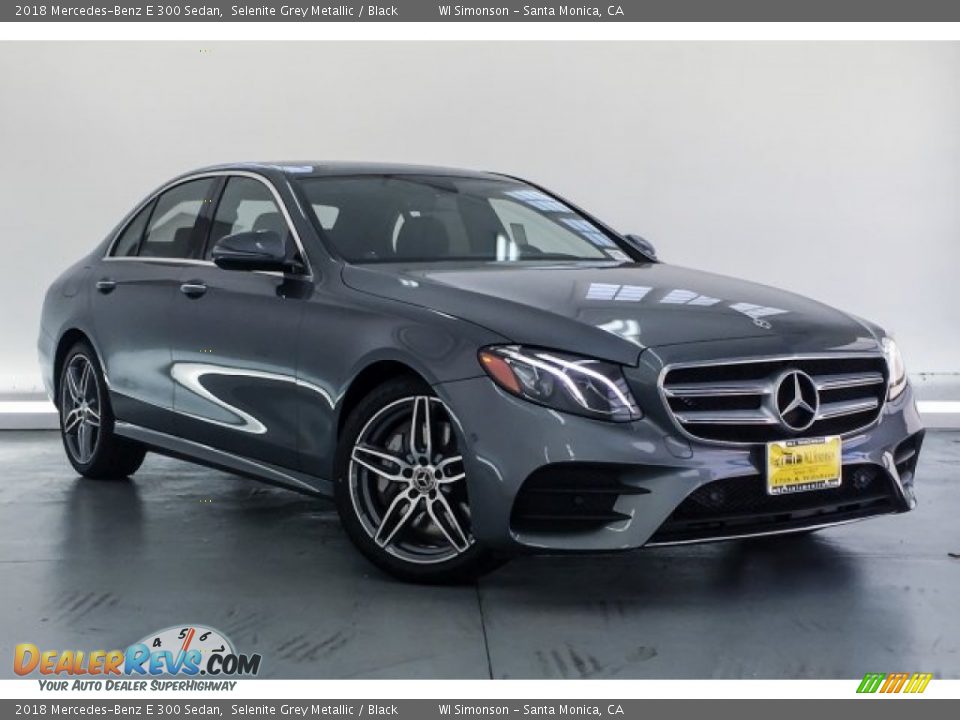 2018 Mercedes-Benz E 300 Sedan Selenite Grey Metallic / Black Photo #12