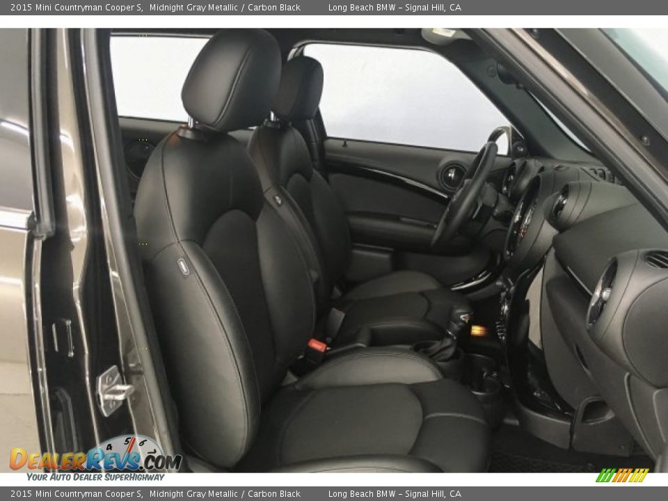 2015 Mini Countryman Cooper S Midnight Gray Metallic / Carbon Black Photo #6