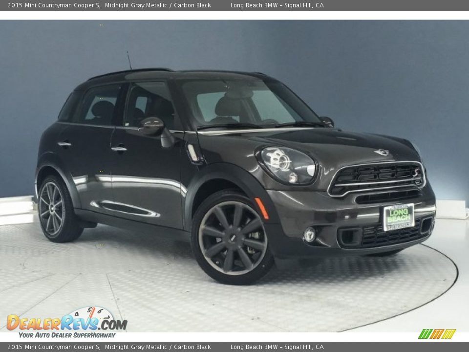 2015 Mini Countryman Cooper S Midnight Gray Metallic / Carbon Black Photo #12