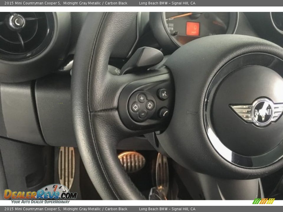 2015 Mini Countryman Cooper S Midnight Gray Metallic / Carbon Black Photo #13