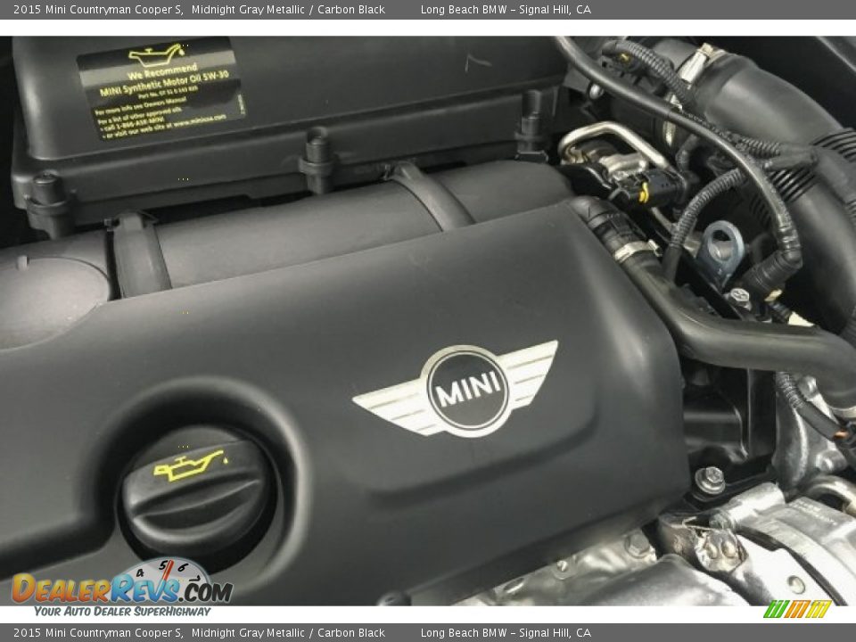 2015 Mini Countryman Cooper S Midnight Gray Metallic / Carbon Black Photo #25