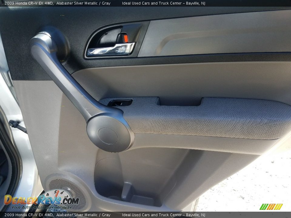 2009 Honda CR-V EX 4WD Alabaster Silver Metallic / Gray Photo #12