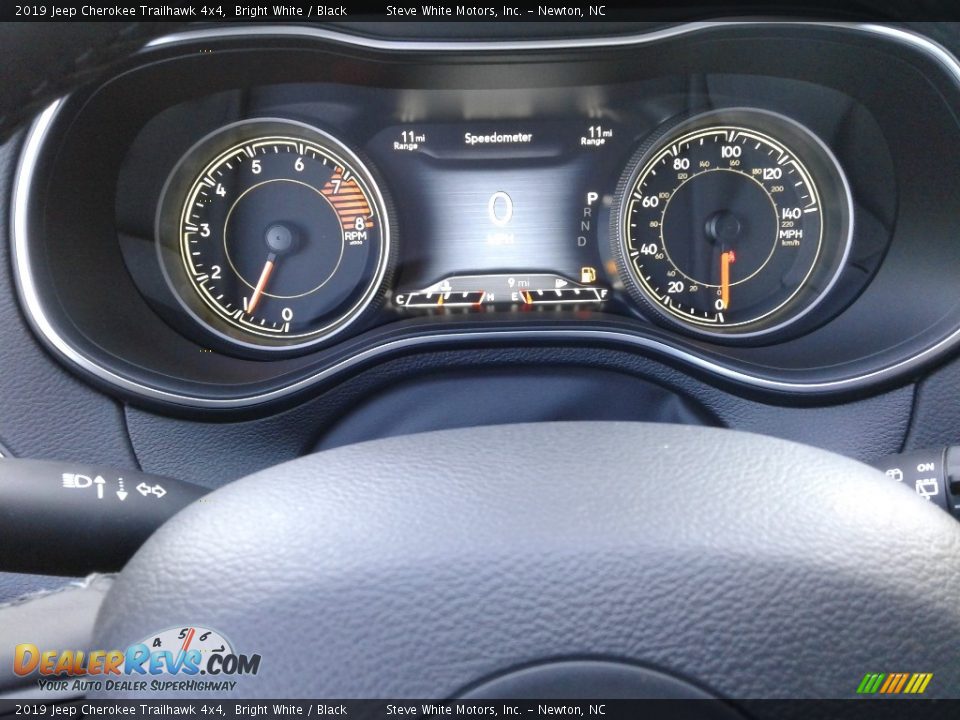 2019 Jeep Cherokee Trailhawk 4x4 Bright White / Black Photo #18