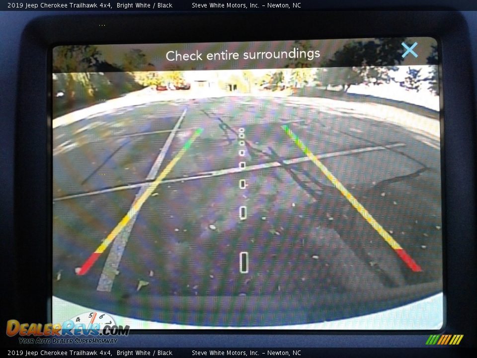 2019 Jeep Cherokee Trailhawk 4x4 Bright White / Black Photo #21