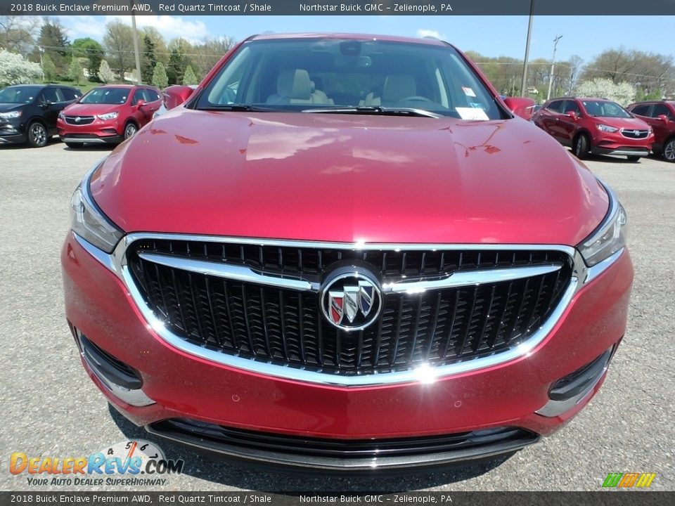 2018 Buick Enclave Premium AWD Red Quartz Tintcoat / Shale Photo #2