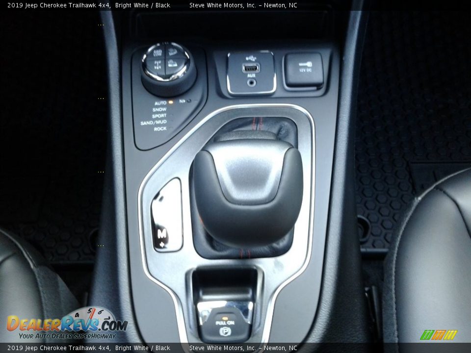 2019 Jeep Cherokee Trailhawk 4x4 Bright White / Black Photo #27