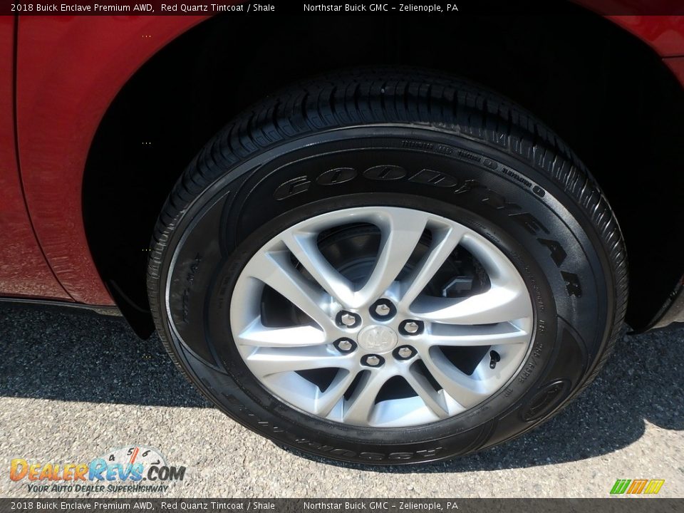 2018 Buick Enclave Premium AWD Red Quartz Tintcoat / Shale Photo #9