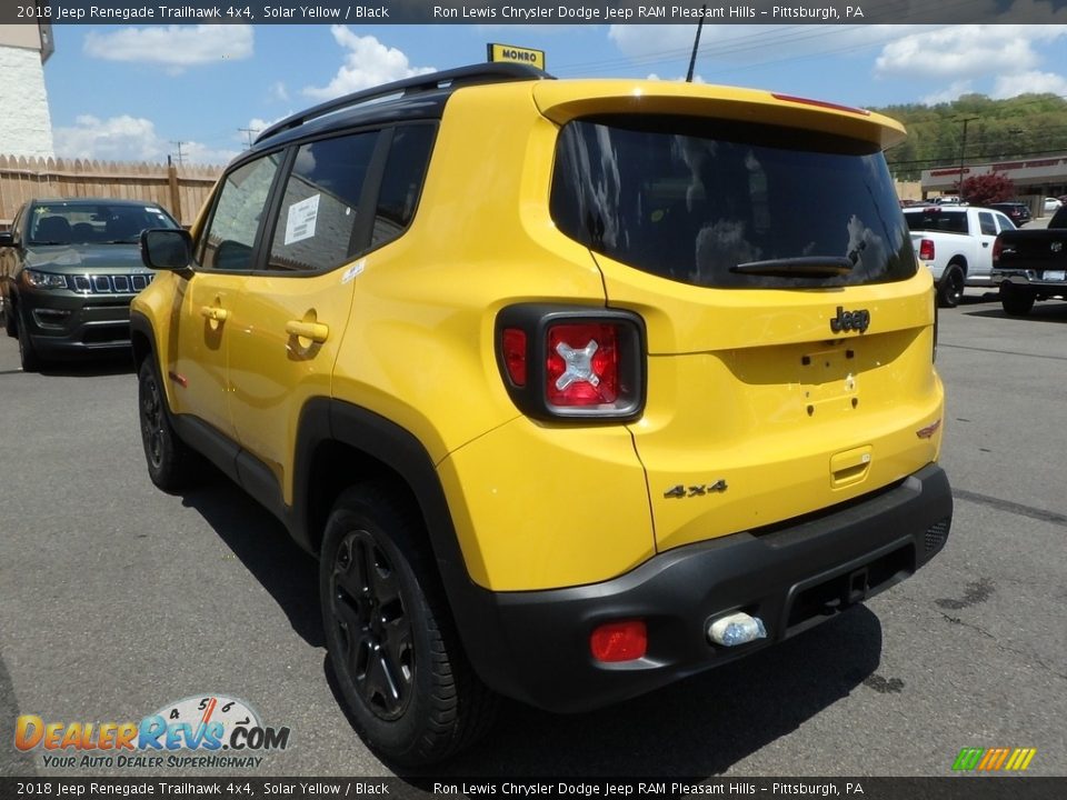 2018 Jeep Renegade Trailhawk 4x4 Solar Yellow / Black Photo #3