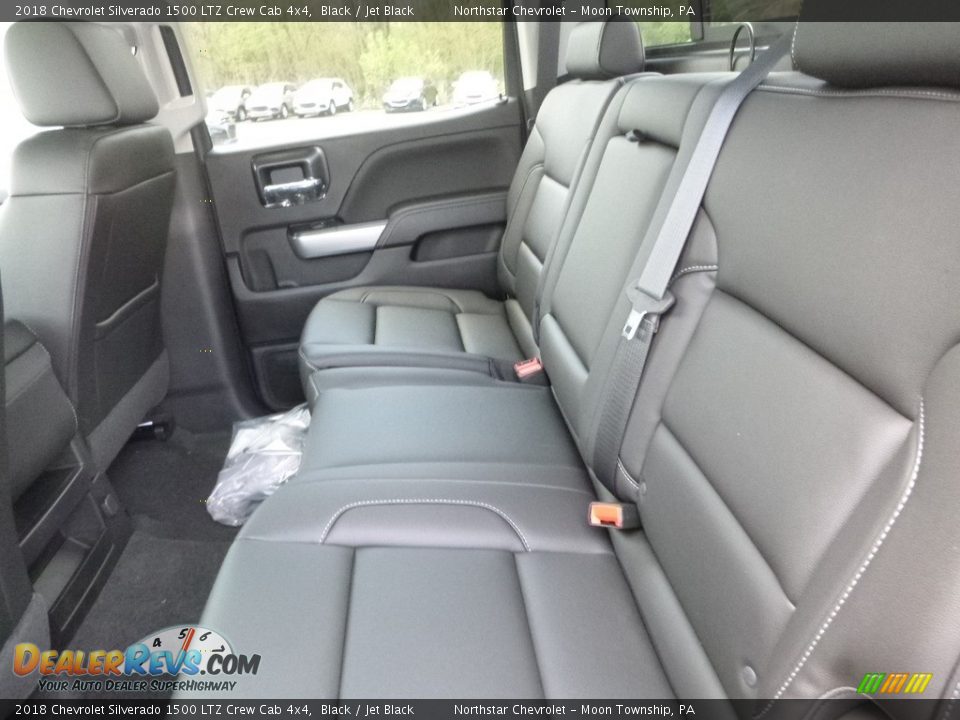 2018 Chevrolet Silverado 1500 LTZ Crew Cab 4x4 Black / Jet Black Photo #13