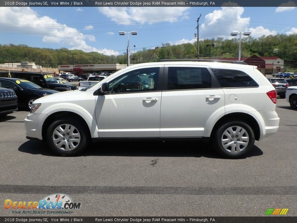 2018 Dodge Journey SE Vice White / Black Photo #2