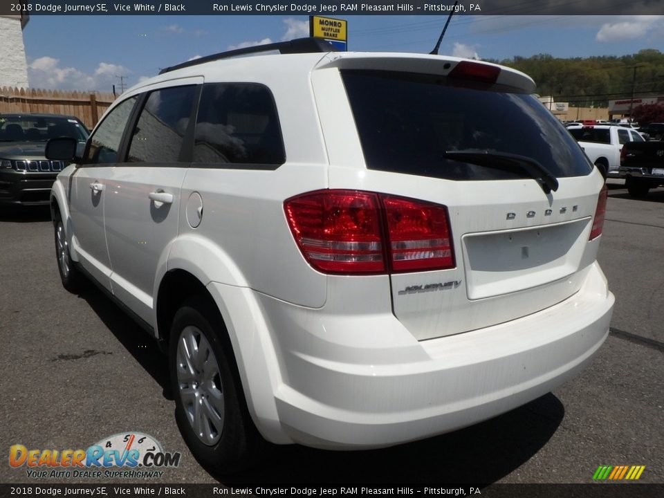2018 Dodge Journey SE Vice White / Black Photo #3