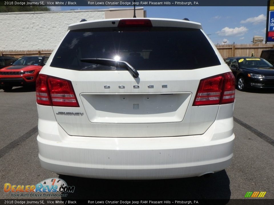 2018 Dodge Journey SE Vice White / Black Photo #4