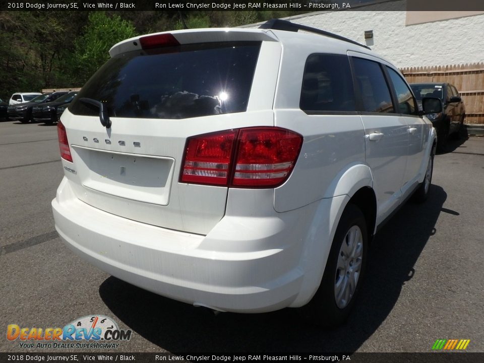 2018 Dodge Journey SE Vice White / Black Photo #5