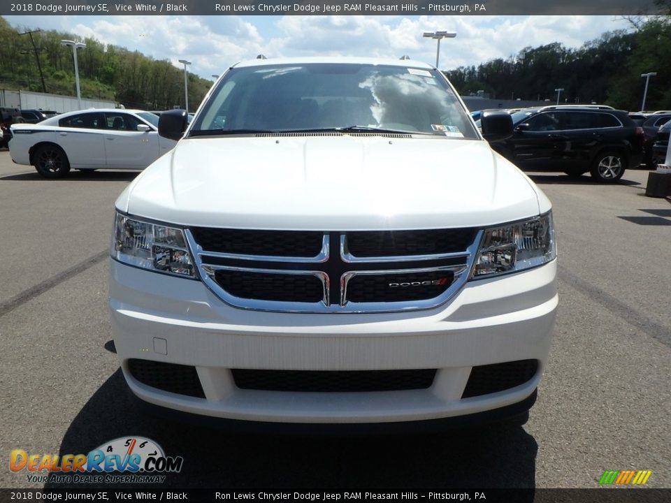 2018 Dodge Journey SE Vice White / Black Photo #8