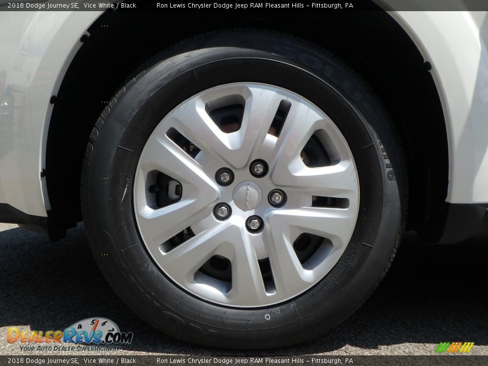 2018 Dodge Journey SE Vice White / Black Photo #9