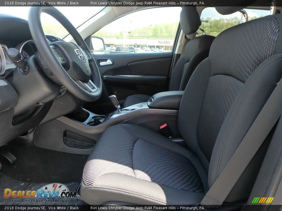 2018 Dodge Journey SE Vice White / Black Photo #10
