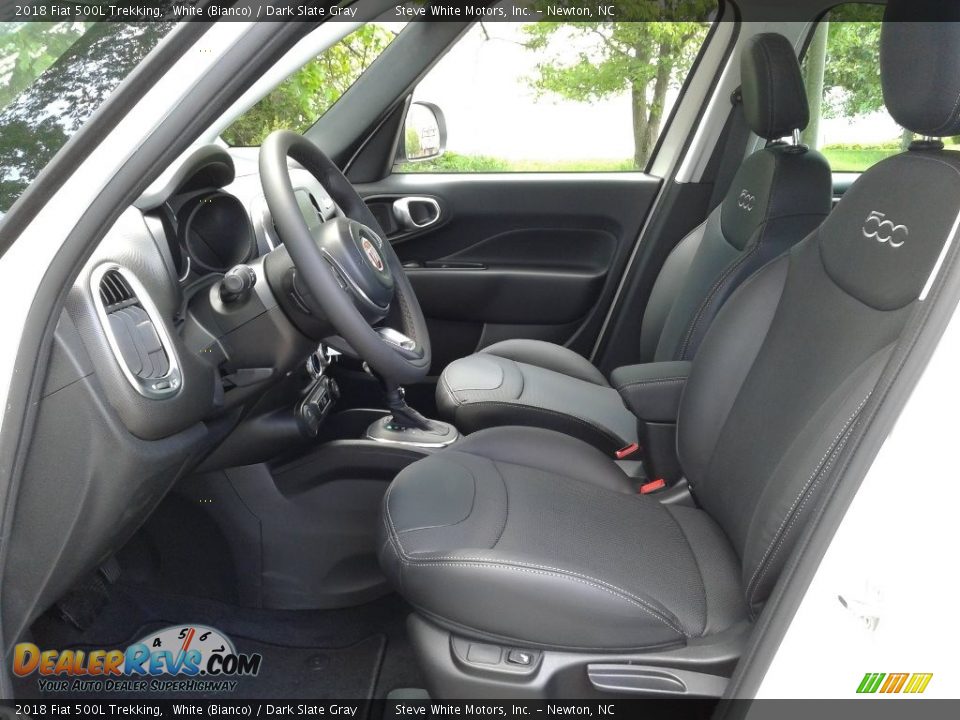 2018 Fiat 500L Trekking White (Bianco) / Dark Slate Gray Photo #10