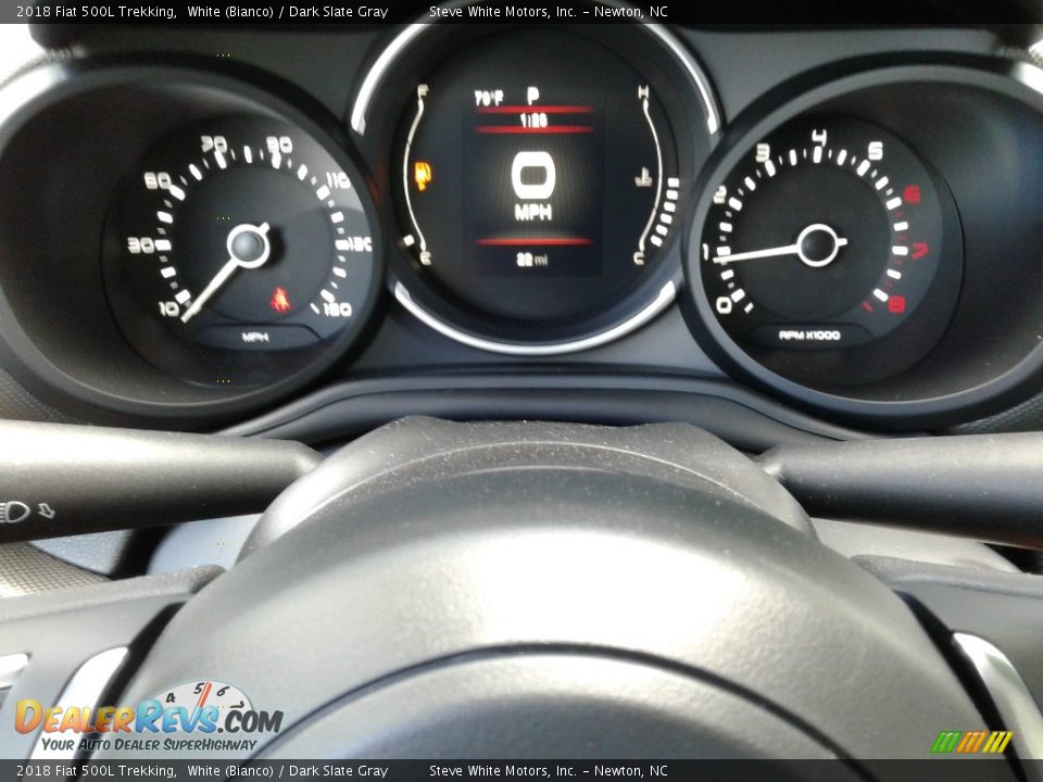 2018 Fiat 500L Trekking White (Bianco) / Dark Slate Gray Photo #19