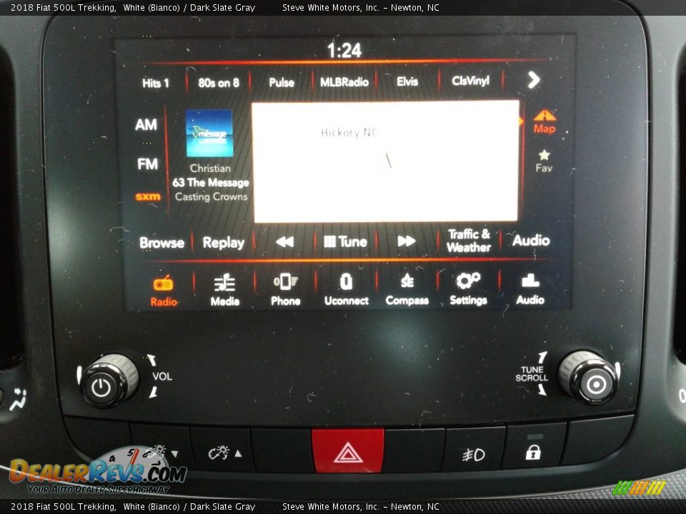 2018 Fiat 500L Trekking White (Bianco) / Dark Slate Gray Photo #24