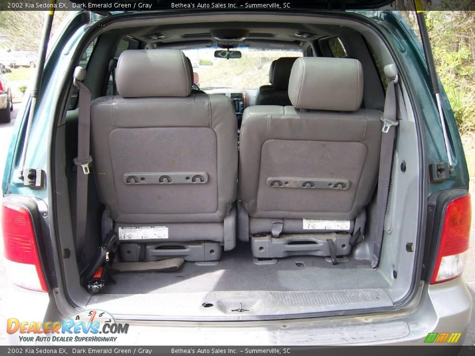 2002 Kia Sedona EX Dark Emerald Green / Gray Photo #6
