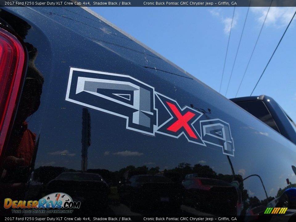 2017 Ford F250 Super Duty XLT Crew Cab 4x4 Shadow Black / Black Photo #15