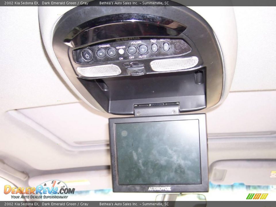 2002 Kia Sedona EX Dark Emerald Green / Gray Photo #13