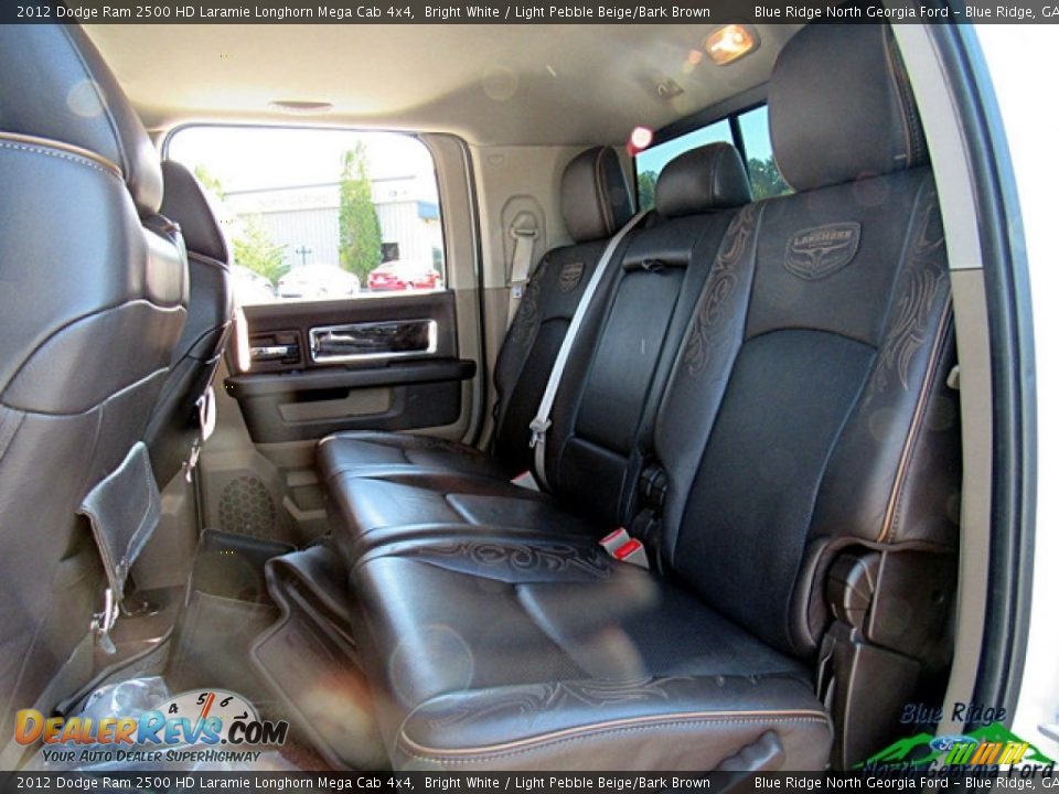 2012 Dodge Ram 2500 HD Laramie Longhorn Mega Cab 4x4 Bright White / Light Pebble Beige/Bark Brown Photo #13