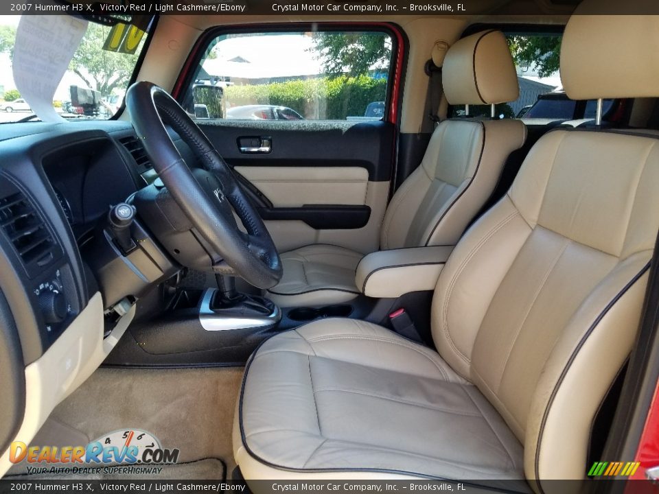 2007 Hummer H3 X Victory Red / Light Cashmere/Ebony Photo #9