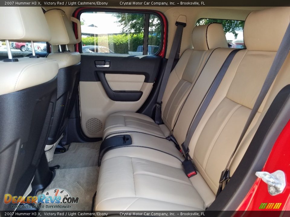 2007 Hummer H3 X Victory Red / Light Cashmere/Ebony Photo #10