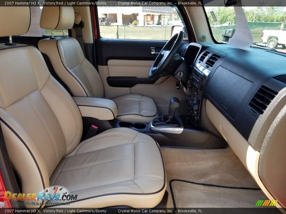 2007 Hummer H3 X Victory Red / Light Cashmere/Ebony Photo #12