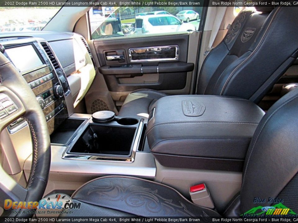 2012 Dodge Ram 2500 HD Laramie Longhorn Mega Cab 4x4 Bright White / Light Pebble Beige/Bark Brown Photo #30