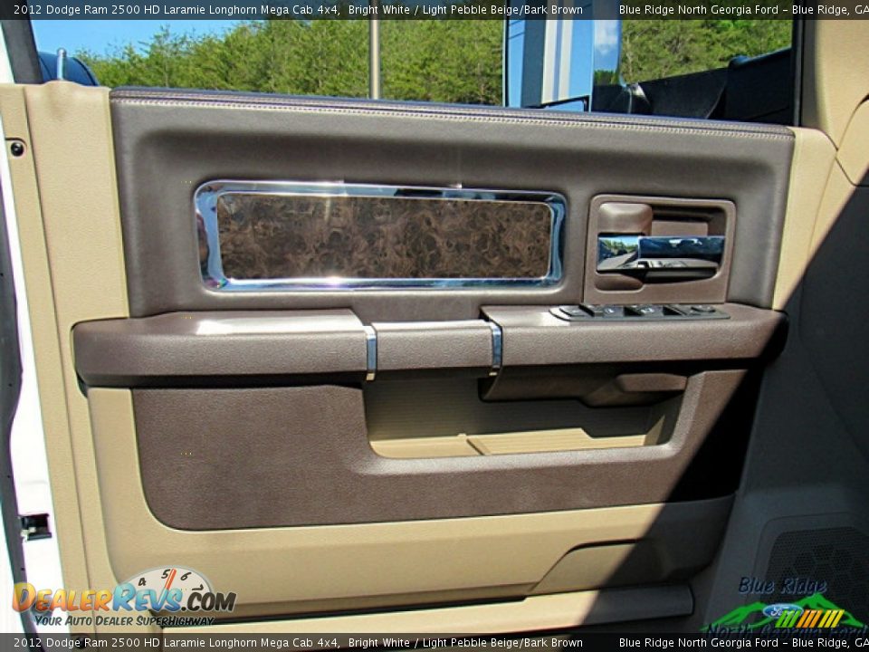 2012 Dodge Ram 2500 HD Laramie Longhorn Mega Cab 4x4 Bright White / Light Pebble Beige/Bark Brown Photo #32