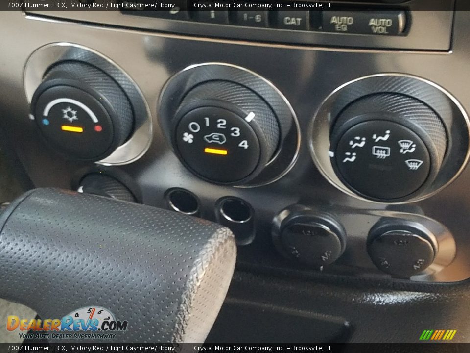 2007 Hummer H3 X Victory Red / Light Cashmere/Ebony Photo #16