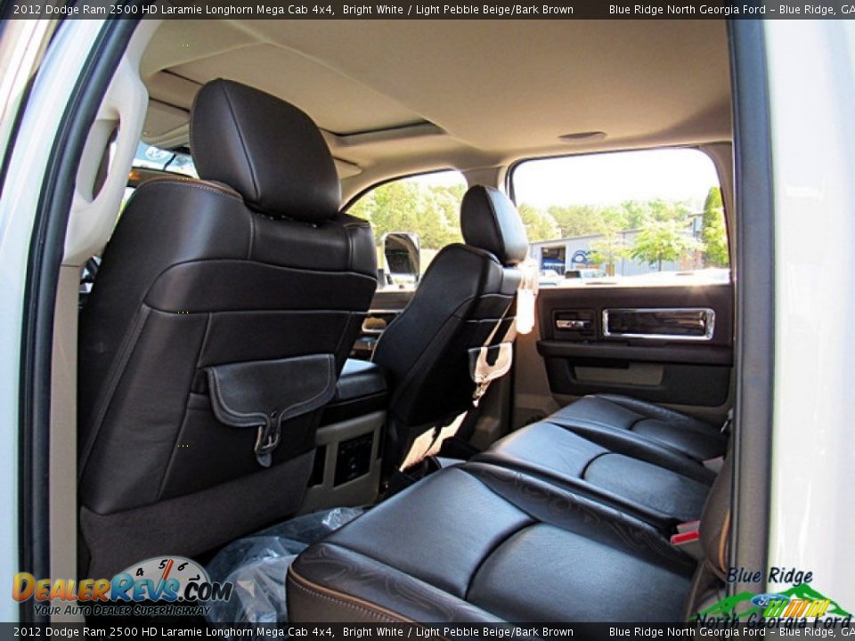 2012 Dodge Ram 2500 HD Laramie Longhorn Mega Cab 4x4 Bright White / Light Pebble Beige/Bark Brown Photo #35