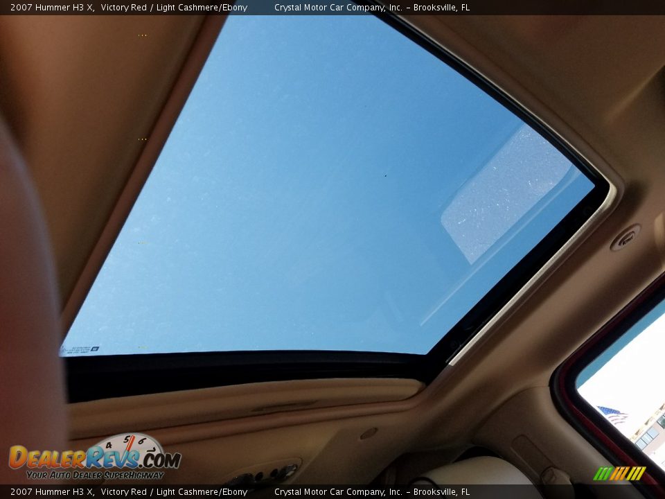 2007 Hummer H3 X Victory Red / Light Cashmere/Ebony Photo #18