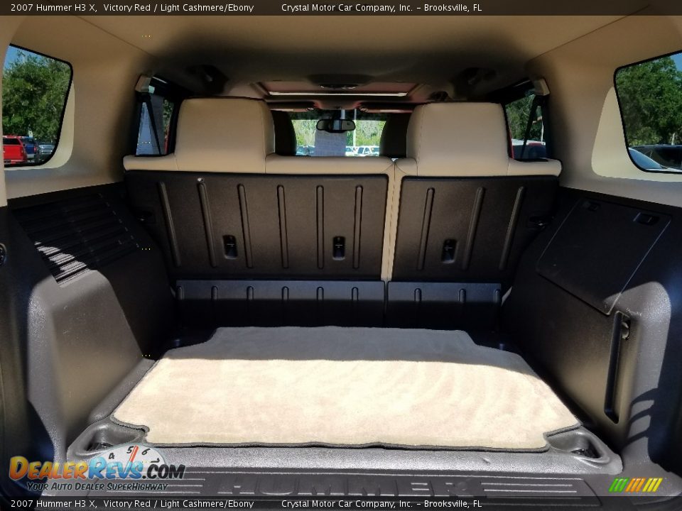 2007 Hummer H3 X Victory Red / Light Cashmere/Ebony Photo #19