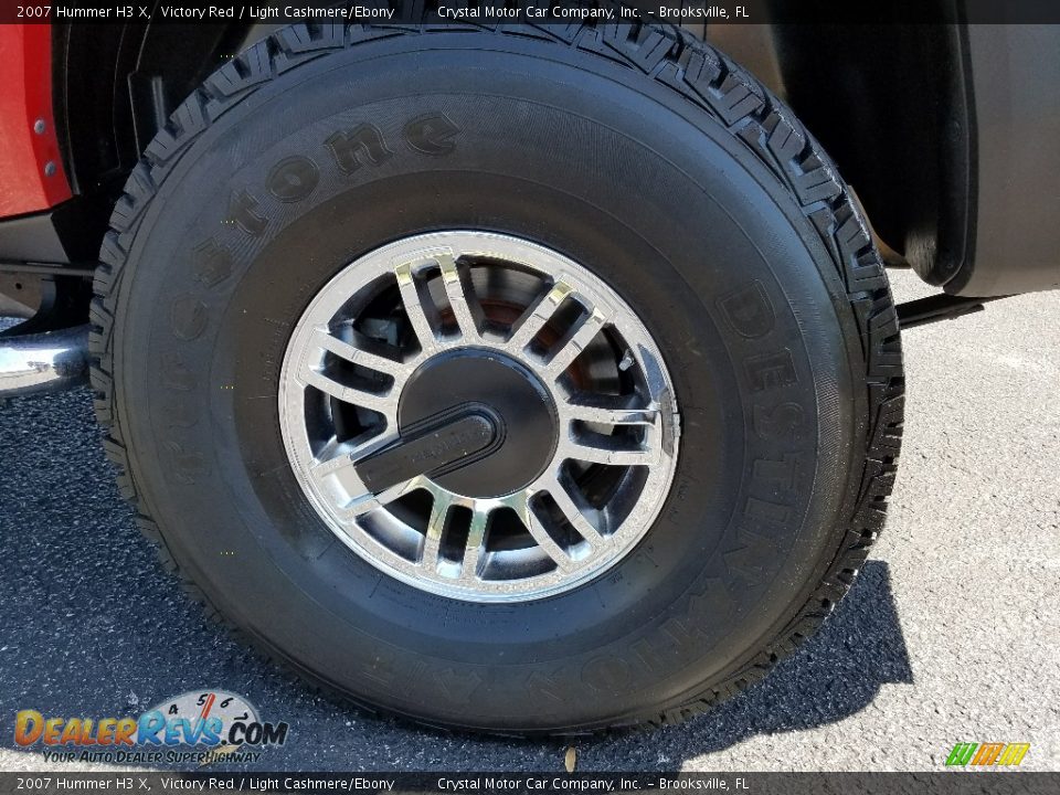 2007 Hummer H3 X Victory Red / Light Cashmere/Ebony Photo #20