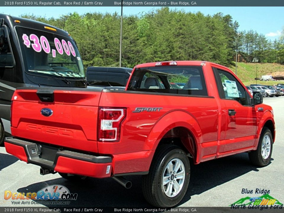 2018 Ford F150 XL Regular Cab Race Red / Earth Gray Photo #5
