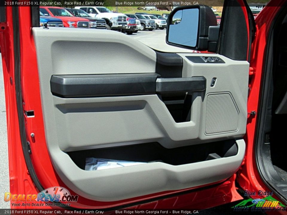 2018 Ford F150 XL Regular Cab Race Red / Earth Gray Photo #22