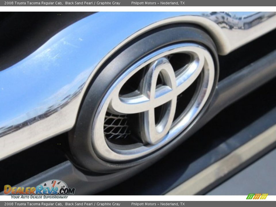 2008 Toyota Tacoma Regular Cab Black Sand Pearl / Graphite Gray Photo #11