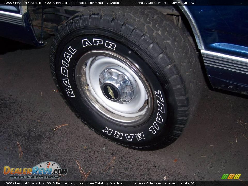 2000 Chevrolet Silverado 2500 LS Regular Cab Indigo Blue Metallic / Graphite Photo #5