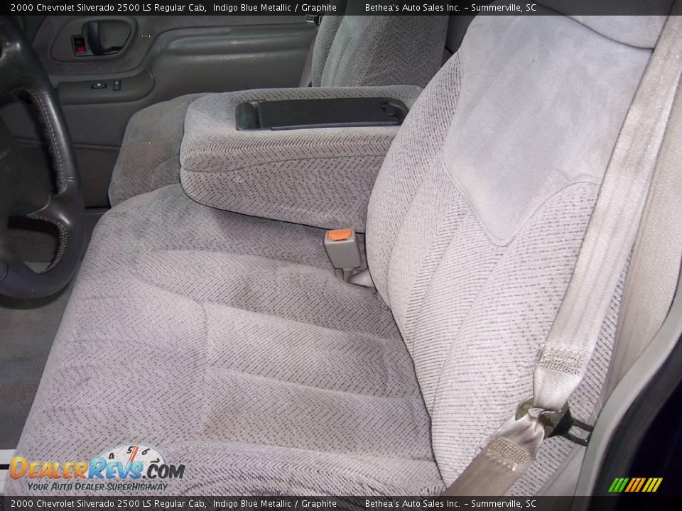 2000 Chevrolet Silverado 2500 LS Regular Cab Indigo Blue Metallic / Graphite Photo #8