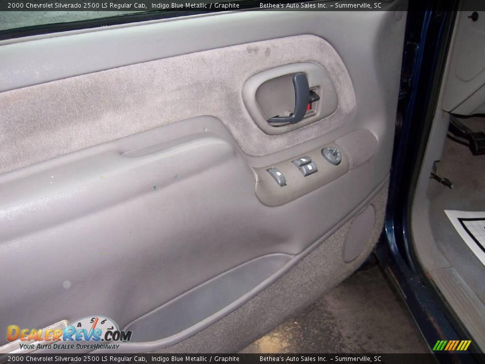 2000 Chevrolet Silverado 2500 LS Regular Cab Indigo Blue Metallic / Graphite Photo #9